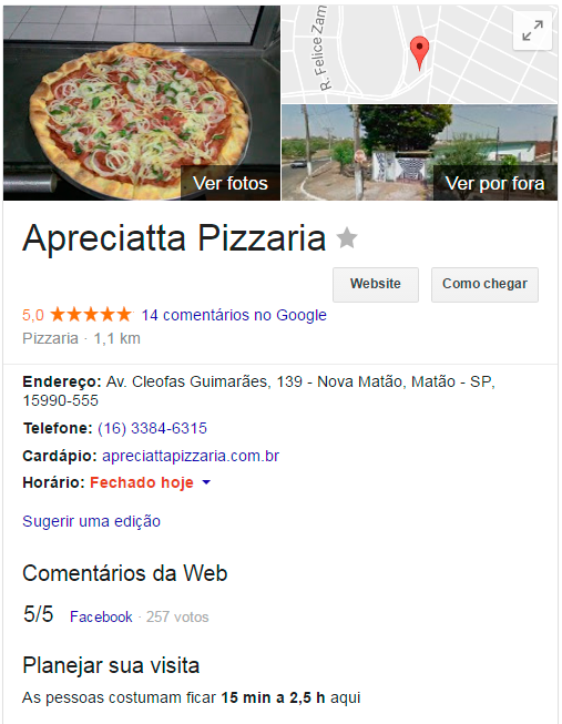 google-places-pizzaria