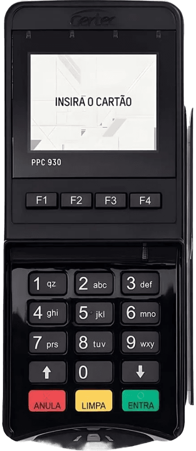 Pinpad de pagamento TEF
