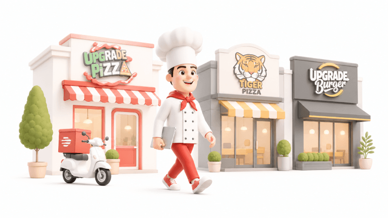 Ilustração: plataforma feita por donos de delivery, com os deliveries operados pelos sócios em Matão/SP