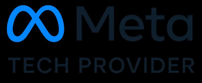 Meta Tech Provider Selo Meta Tech Provider — integração oficial com WhatsApp